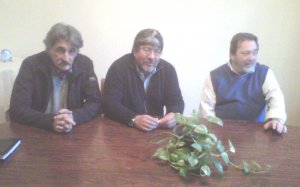 Pablo Dolagaratz; Rafael Mella y César Iroldi