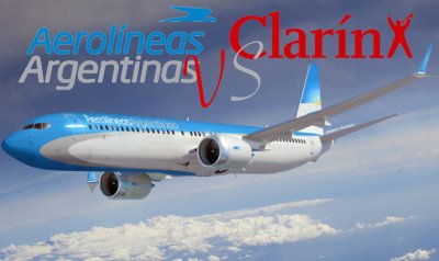 Aerolíneas sale al cruce con diario Clarín