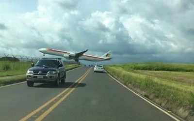 Costa Rica: aterrizaje de avión preocupa en redes sociales