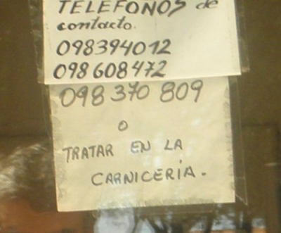 En la Casa del maestro Costabel, en Villa La Paz, funciona el centro de informes turísticos. Estaba cerrado y nuestro compañero fue derivado a...la carnicería