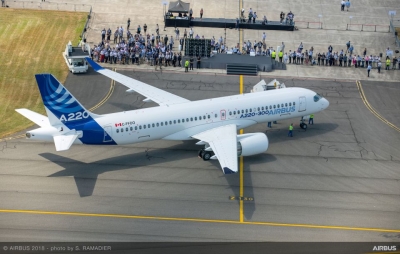 El proyecto CSeries cambia de nombre: Airbus A220-100 y A220-300