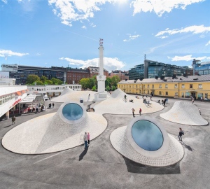 El servicio Think Sustainably de MyHelsinki.fi ayuda a elegir formas más sostenibles de vivir en Helsinki y disfrutar de la capital finlandesa. Amos Rex es sólo uno de los museos de arte de la ciudad que cumple con los criterios Think Sustainability. 