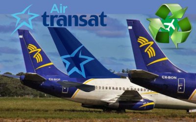 El reciclaje de aviones de Air Transat es un ejemplo a seguir