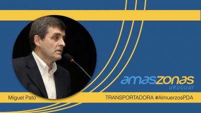 Amaszonas Uruguay transporta a Miguel Pato para el Almuerzo del PDA del pr&oacute;ximo 31