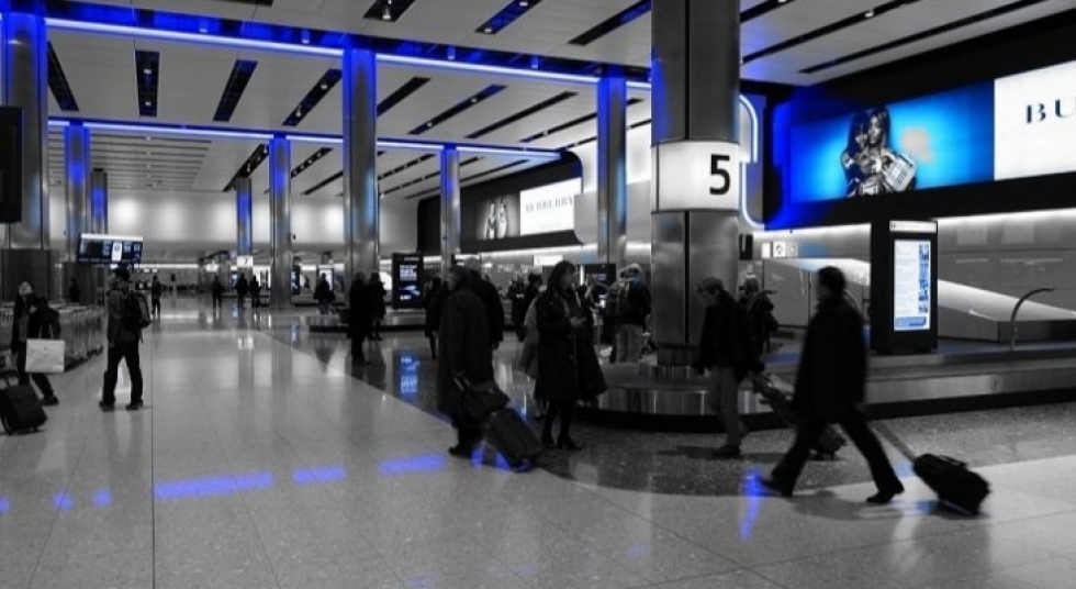 Sala de equipajes del Aeropuerto de Londres Heathrow