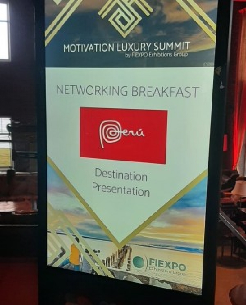 Hoy es el d&igrave;a de Per&uacute; en el Motivation Luxury Summit de Fiexpo Exhibitions Group