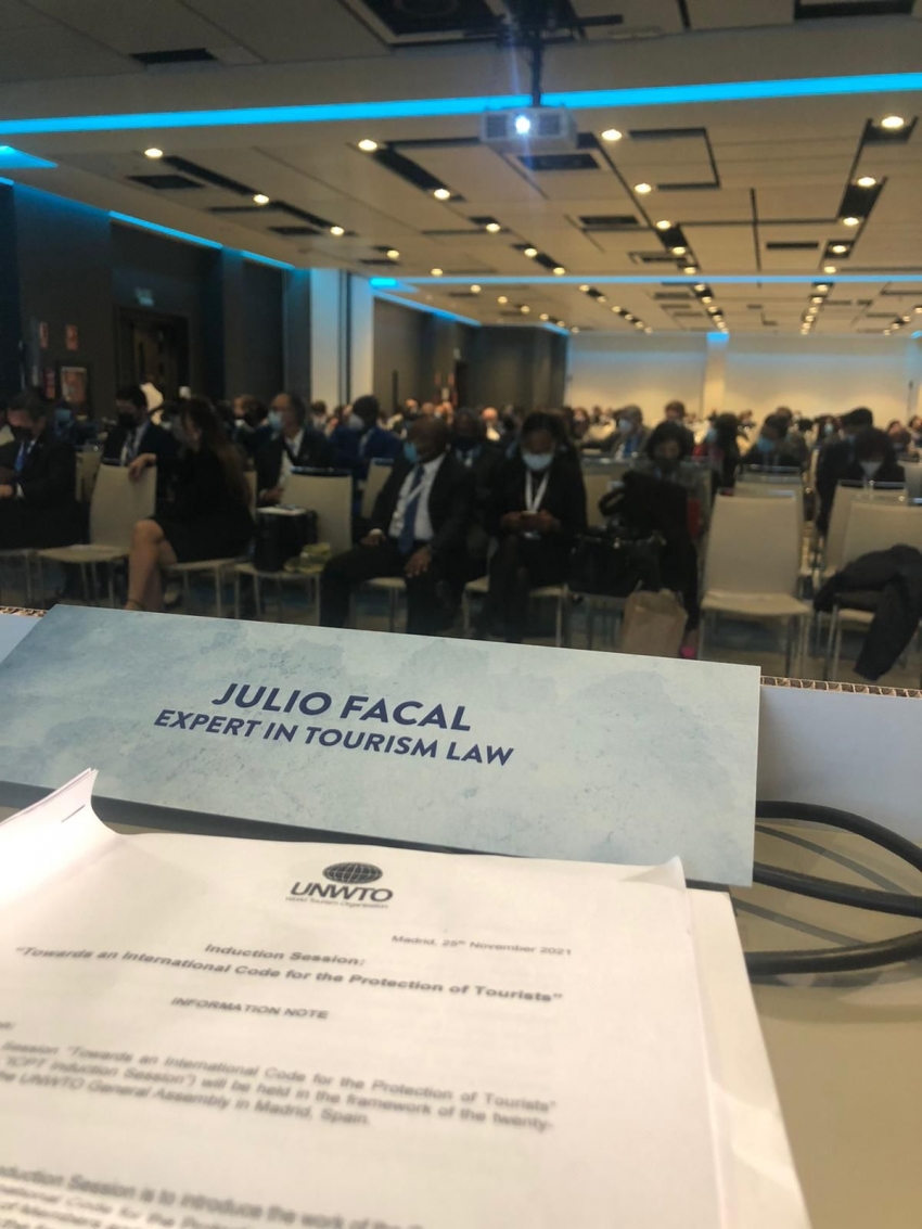 C&oacute;digo de Protecci&oacute;n al Turista: abri&oacute; la Asamblea de la OMT con un destacado Julio Facal