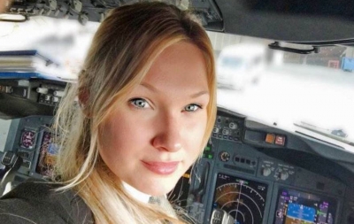 La holandesa Michelle Gooris en cabina. (Instagram)