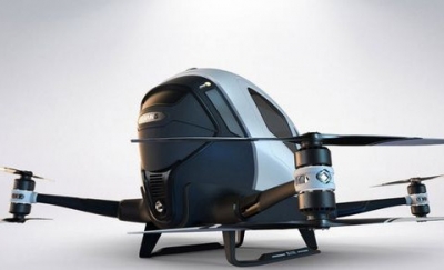 Dubai planea solucionar los atascos con un auto volador chino