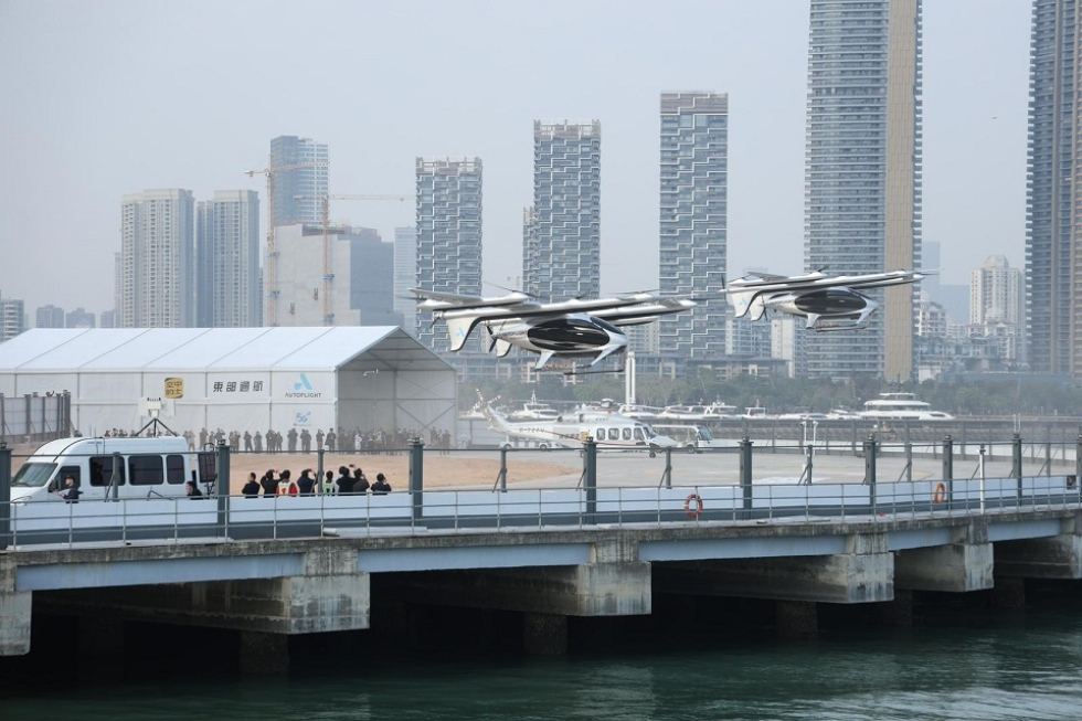 El fabricante de taxis a&eacute;reos el&eacute;ctricos AutoFlight realiz&oacute; con &eacute;xito el primer vuelo de demostraci&oacute;n entre ciudades del mundo