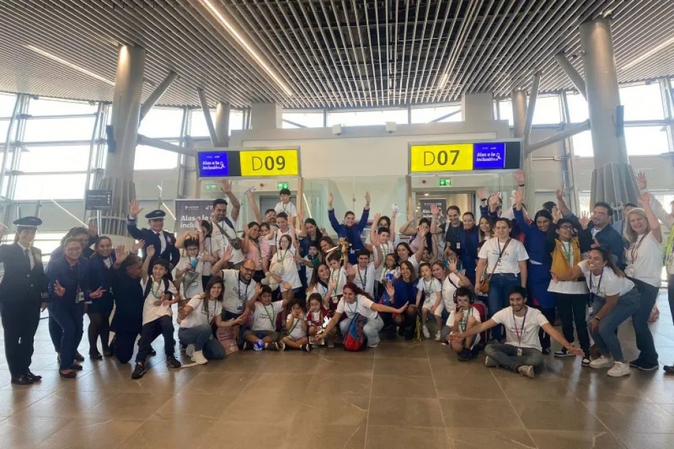 Pr&aacute;ctica de embarque para personas con TEA en aeropuerto de Santiago de Chile