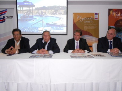 Ramiro Diaz, Director de Desarrollo; Bertil Bentos, Intendente; Remo Monzeglio, Asesor de Turismo; Andr&eacute;s Mannise, Director de Turismo