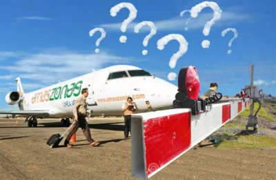 Al igual que a La Farolera, a Amaszonas no le levantaron la barrera para llegar a Aeroparque