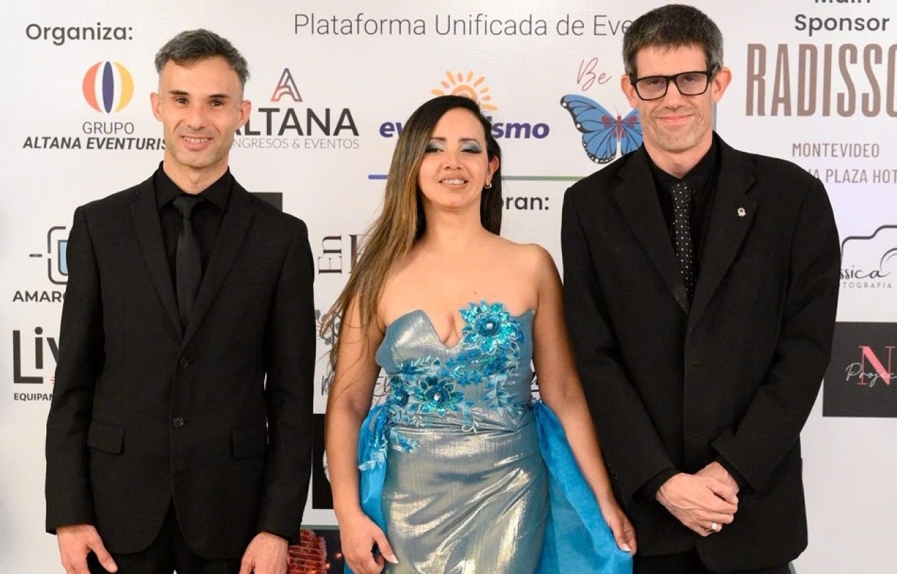 Lucas &Aacute;lvarez, Yohana Ferreira y Alejandro Barreto