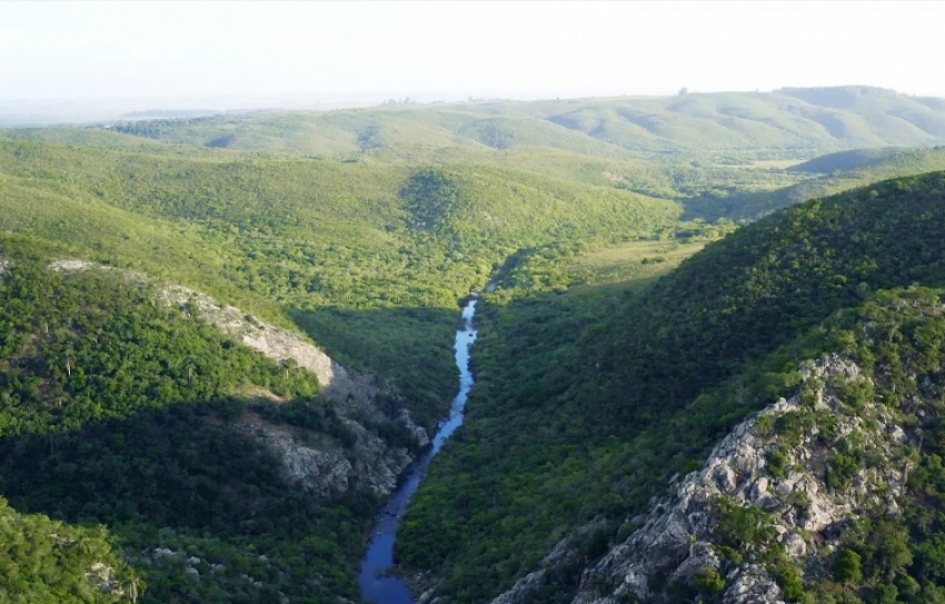 Quebrada de los cuervos, Uruguay.