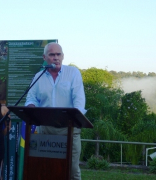 Enrique Meyer en Iguaz&uacute; (foto de archivo).