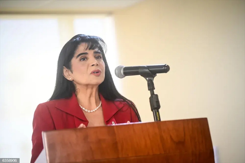 La ministra de Comercio Exterior y Turismo de Perú, Desilú León.