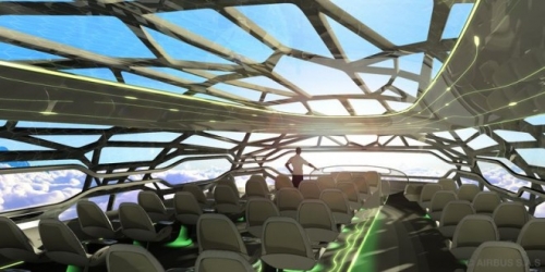 Airbus lanzar&aacute; avi&oacute;n transparente en el a&ntilde;o 2050 