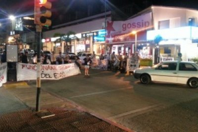 Volvieron a cortar la Av. Gorlero empleados del Casino Nogar&oacute;-Mantra