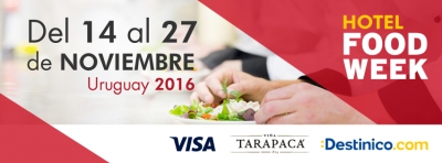 Comienza Hotel Food Week en Uruguay. Ir&aacute; hasta el 27