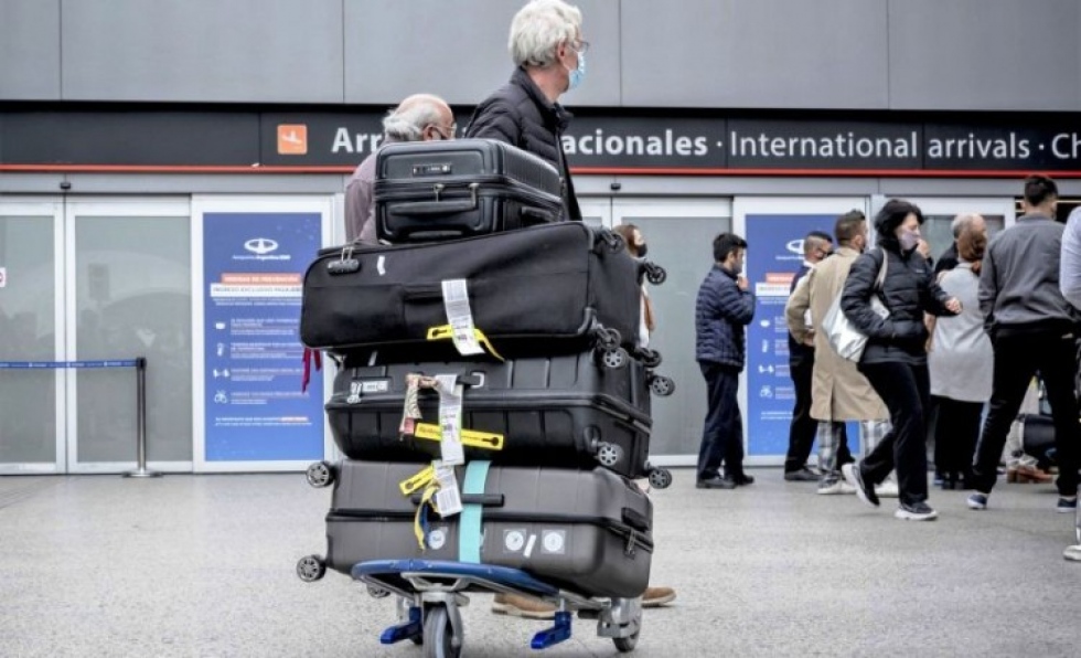 Turistas extranjeros en Argentina en el primer cuatrimestre de 2023
