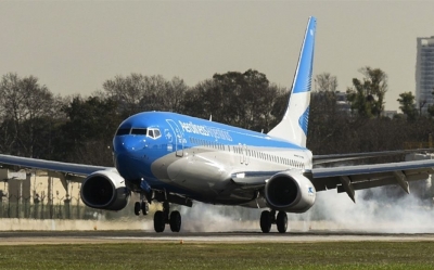 Aerol&iacute;neas present&oacute; su balance con una fuerte ca&iacute;da de los subsidios