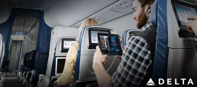 Vuelos de Delta con video streaming para tu iPad 