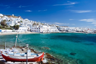 Desde el lugar de la Democracia al para&iacute;so de Mykonos