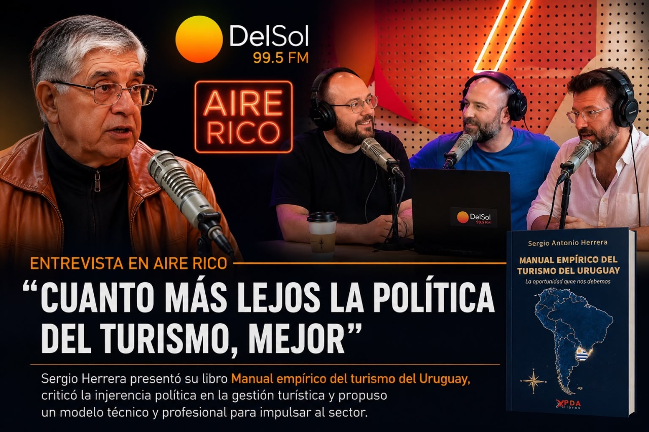 "Cuanto m&aacute;s lejos quede la pol&iacute;tica del turismo, mejor"