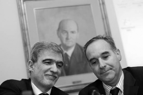 Fernando Nin Rial y Ricardo Mezzera Foto: Pablo Nogueira