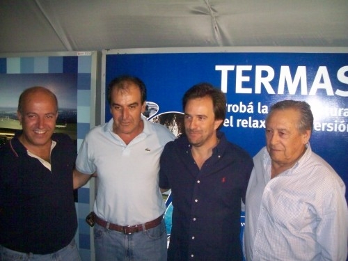 Intendentes: Germ&aacute;n Coutinho, de Salto; Oscar de los Santos, de Maldonado; Carlos Enciso, de Florida y Bertil Bentos, de Paysand&uacute;