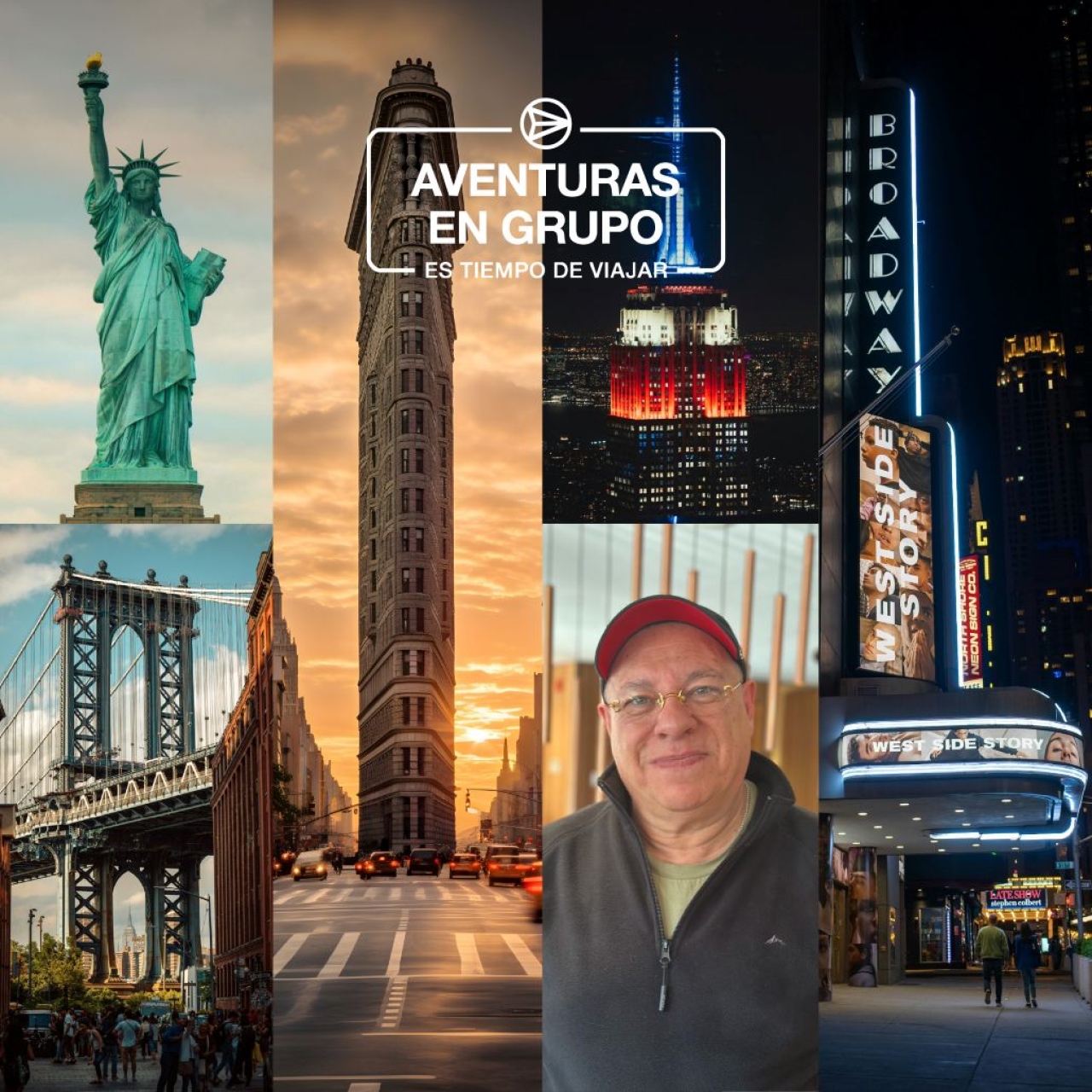 Aventuras en grupo acompa&ntilde;ados por figuras uruguayas; cruceros por el Caribe; paquetes a&eacute;reos para Semana Santa y Gran premio de Brasil de F&oacute;rmula 1