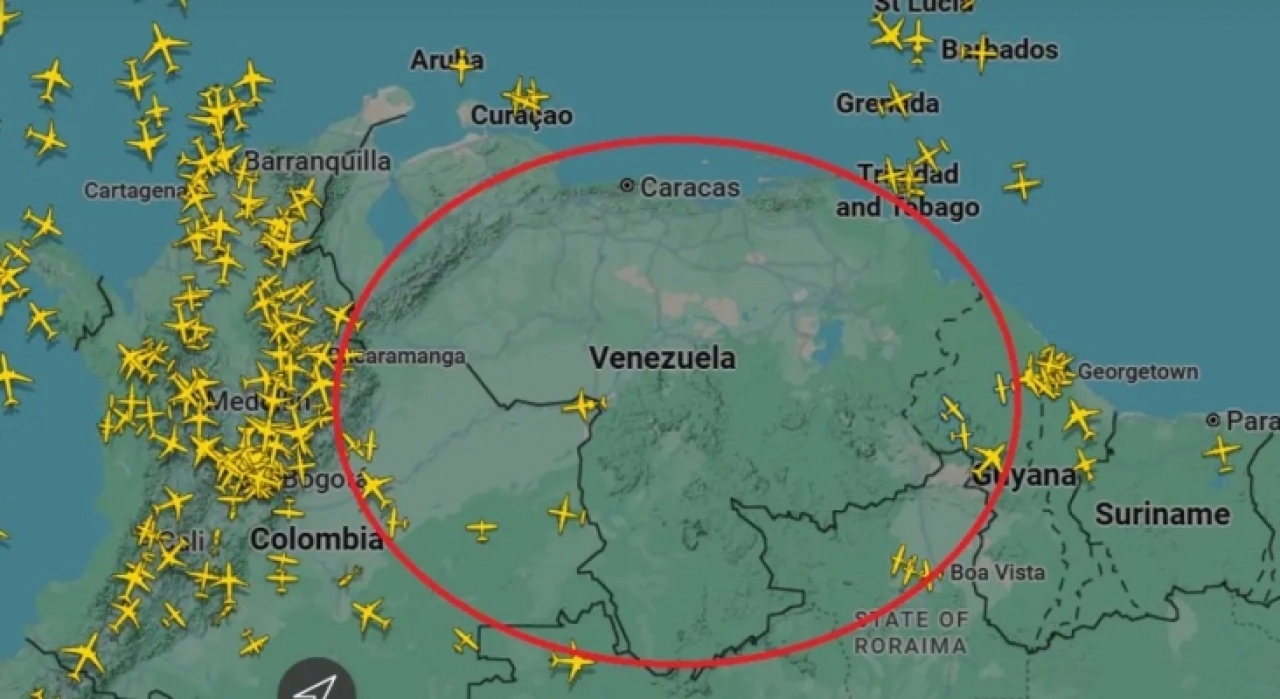 La crisis b&eacute;lica en Venezuela provoca un caos en el espacio a&eacute;reo del Caribe