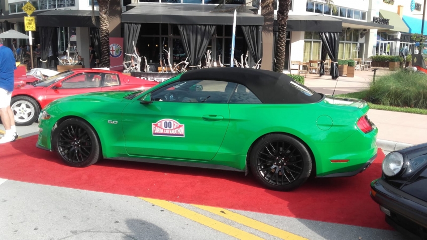 El Mustang que inici&oacute; la prueba