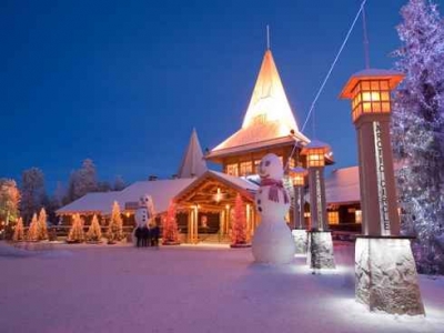 Rovaniemi, la capital de Laponia en Finlandia