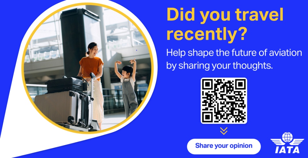 Cu&eacute;ntanos tu experiencia en la Encuesta Global de Pasajeros de IATA 2024