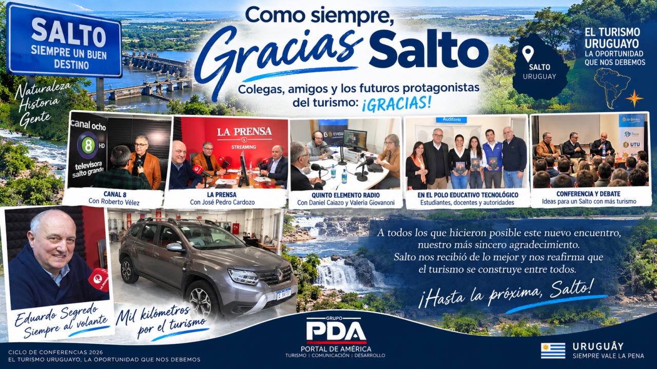 Colegas, amigos y los futuros protagonistas del turismo: &iexcl;gracias!!