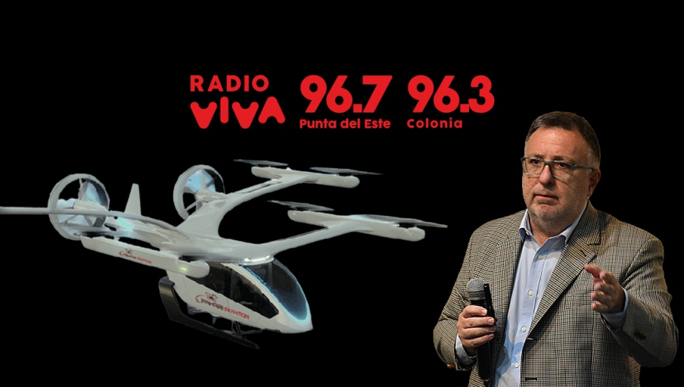 Movilidad Aérea Urbana: en Radio Viva entrevistaron a Diego González
