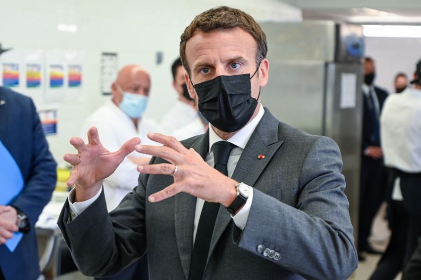 Las declaraciones atribu&iacute;das a Macron son falsas, las medidas tomadas son ciertas