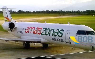 Sali&oacute; el primer charter de Amaszonas/BQB desde el Aeropuerto de Carrasco