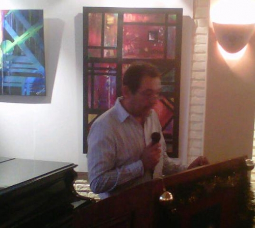 H&eacute;ctor Ara&uacute;jo anoche en la Liga de Punta del Este