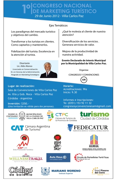 Primer Congreso Argentino de Marketing Tur&iacute;stico