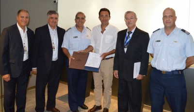 Jorge Bentos; Nelson Rosano; Brig. Gral. Antonio Alarc&oacute;n; Diego Arrosa; Carlos Garc&iacute;a, Pedro Cardeillac. 