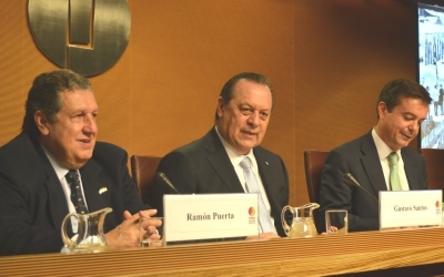Ram&oacute;n Puerta, Gustavo Santos y Eduardo L&oacute;pez.
