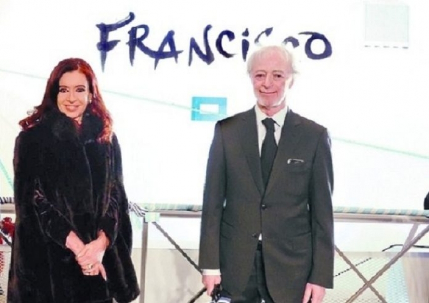 Cristina Kirchner y L&oacute;pez Mena, due&ntilde;o de Buqueb&uacute;s, tambi&eacute;n juntos en el caso Aerol&iacute;neas Argentinas
