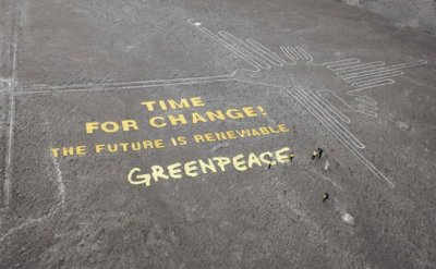 Per&uacute; denuncia a Greenpeace por l&iacute;neas de Nazca