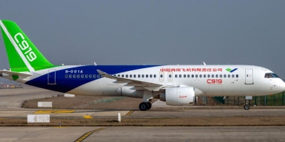 Pedidos del nuevo avi&oacute;n chino C919 alcanzan las 600 unidades