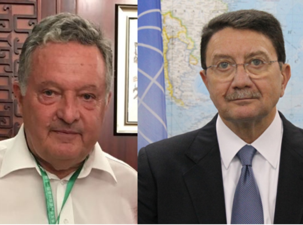 Francesco Frangialli y Taleb Rifai