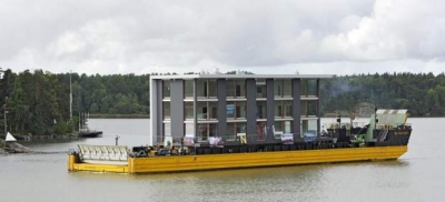 Ahora hasta los edificios viajan