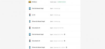 Controla cu&aacute;ntos equipos est&aacute;n conectados a tu cuenta de Google
